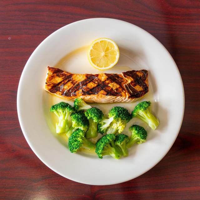 Grilled Salmon.
